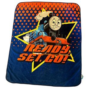 Thomas & Friends Kids Throw Blanket Ready Set Go Soft Fleece Throw 48 X 60 Train